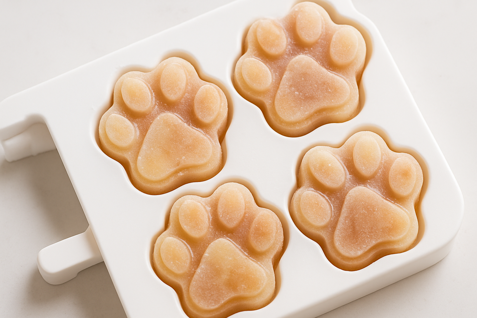 Frozen Pupsicle Molds: Apple and Tuna Treats for Dogs
