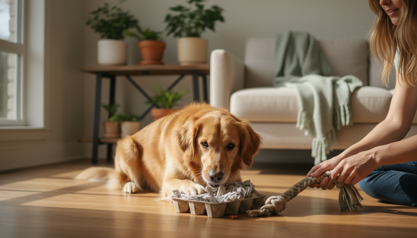 DIY Dog Toy Enrichment Ideas for Engaged Playtime