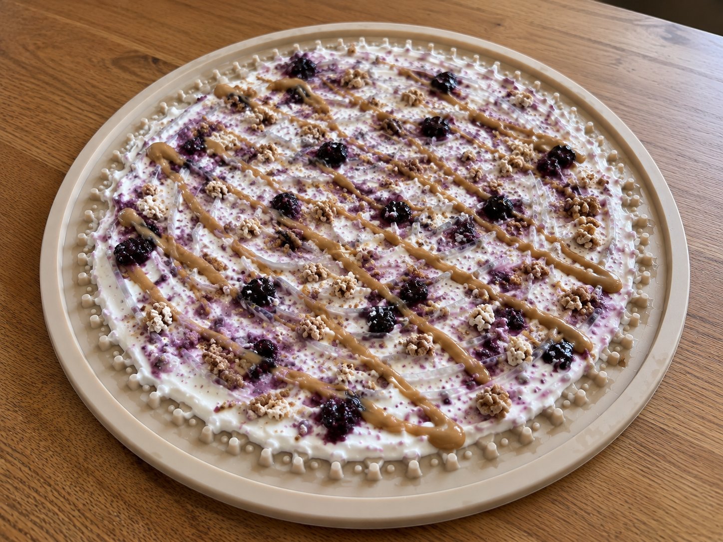 Blueberry Pop Tart Lick Mat: Cooling & Calming Dog Treat
