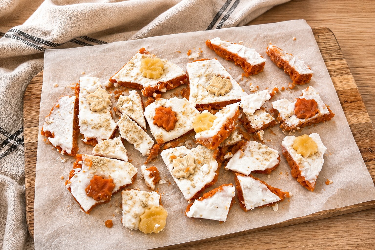Pumpkin Greek Yogurt Frozen Bark for Dogs: Cool Treat