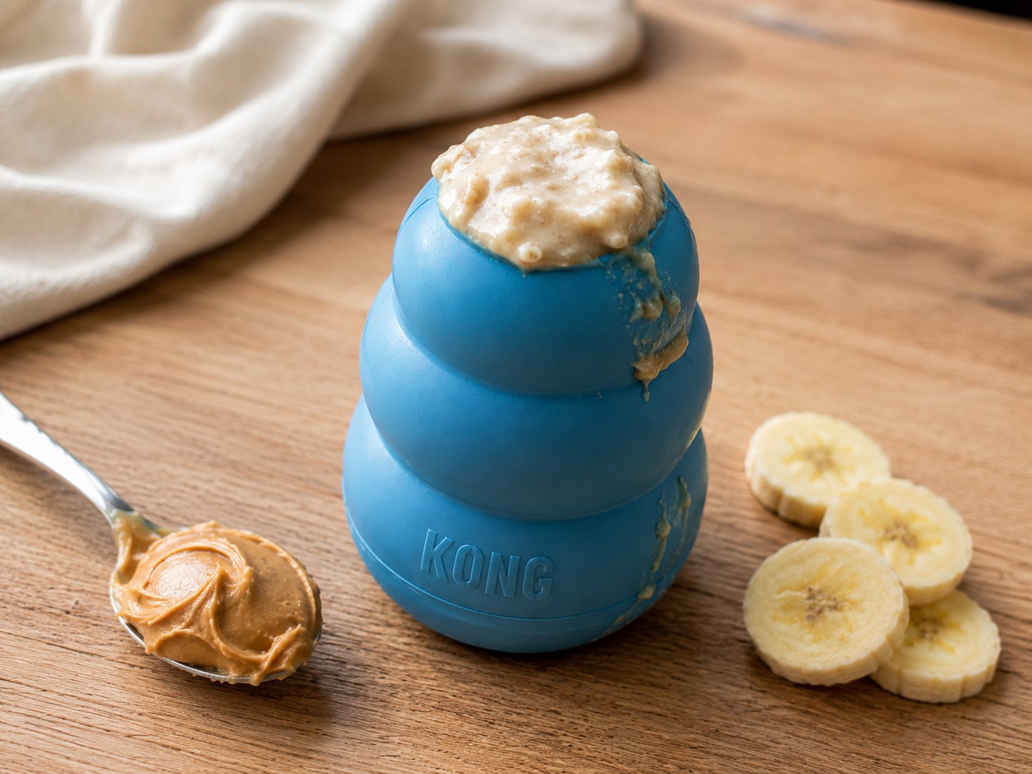 Frozen Kong Peanut Butter Banana Recipe for Dogs