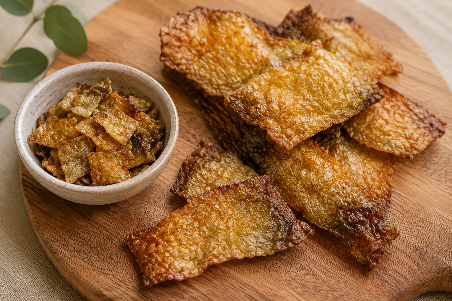 Crunchy Salmon Skin Chips for Dogs: Omega-Rich Snacking Delight