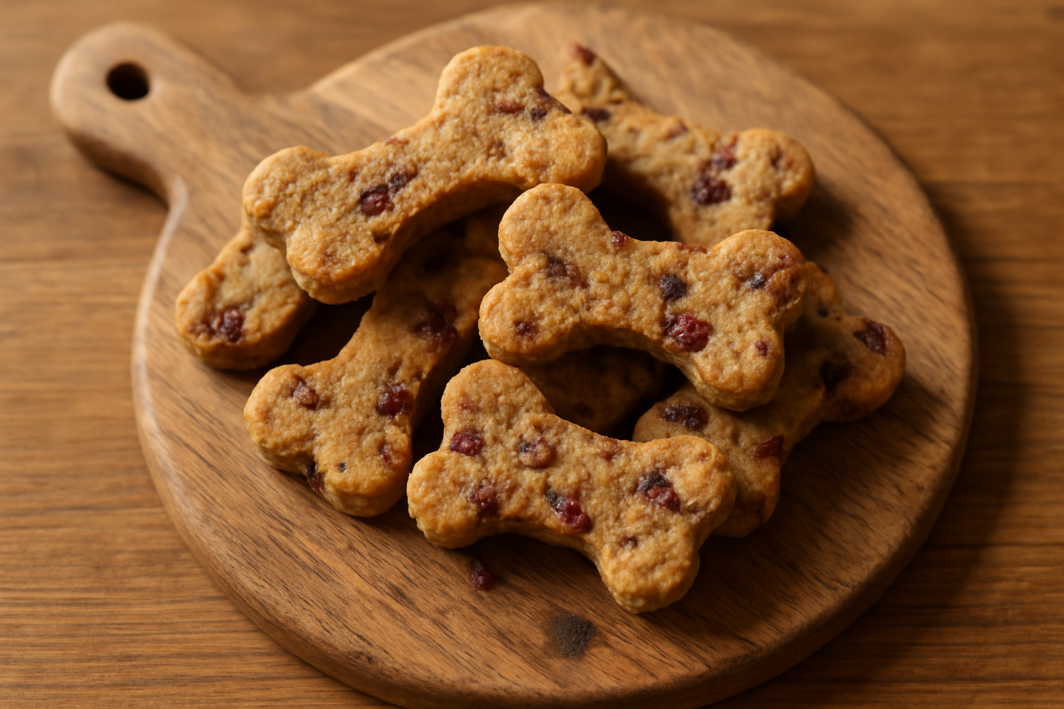 5 Healthy Baked Dog Treats with Duck and Cranberries