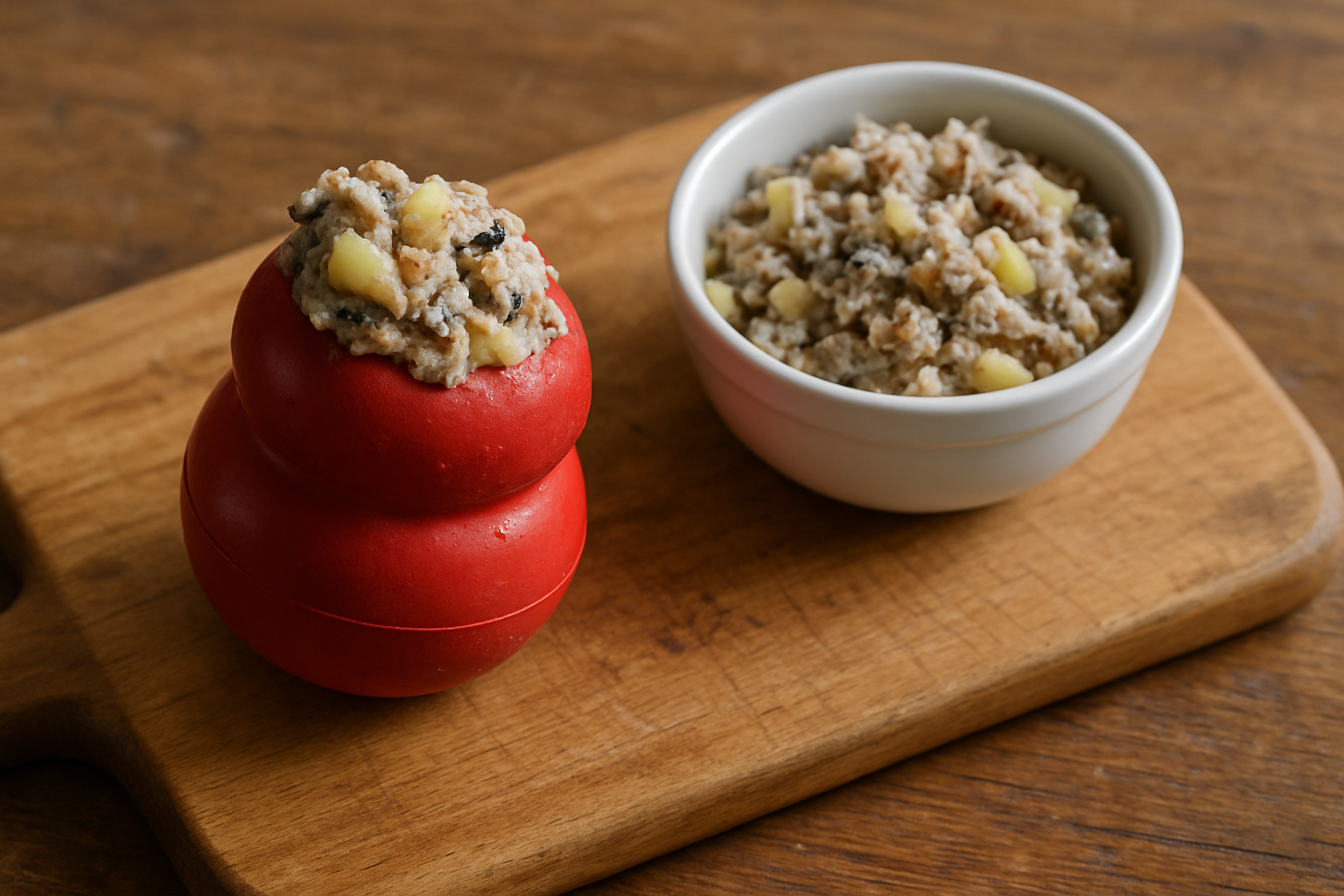 Sardine and Apple Kong Stuffing: Omega-Rich Delight for Dogs