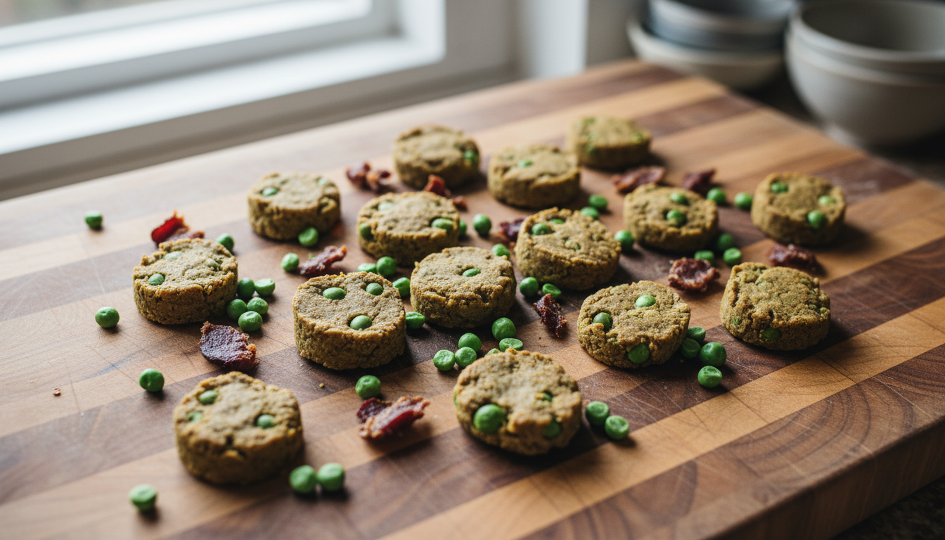DIY Dog Enrichment: Scatter Feeding with Duck and Peas
