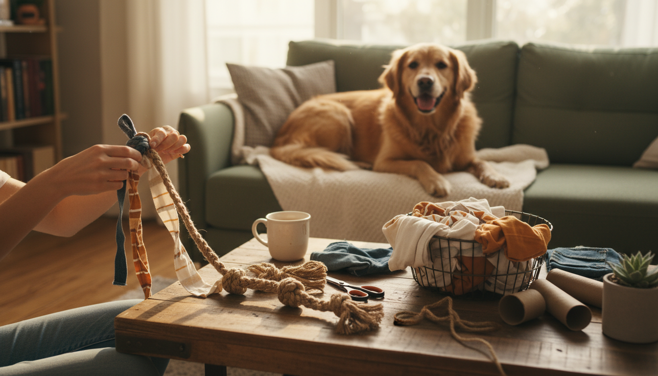 DIY Dog Toy with Recycled Materials: Eco-Friendly Fun