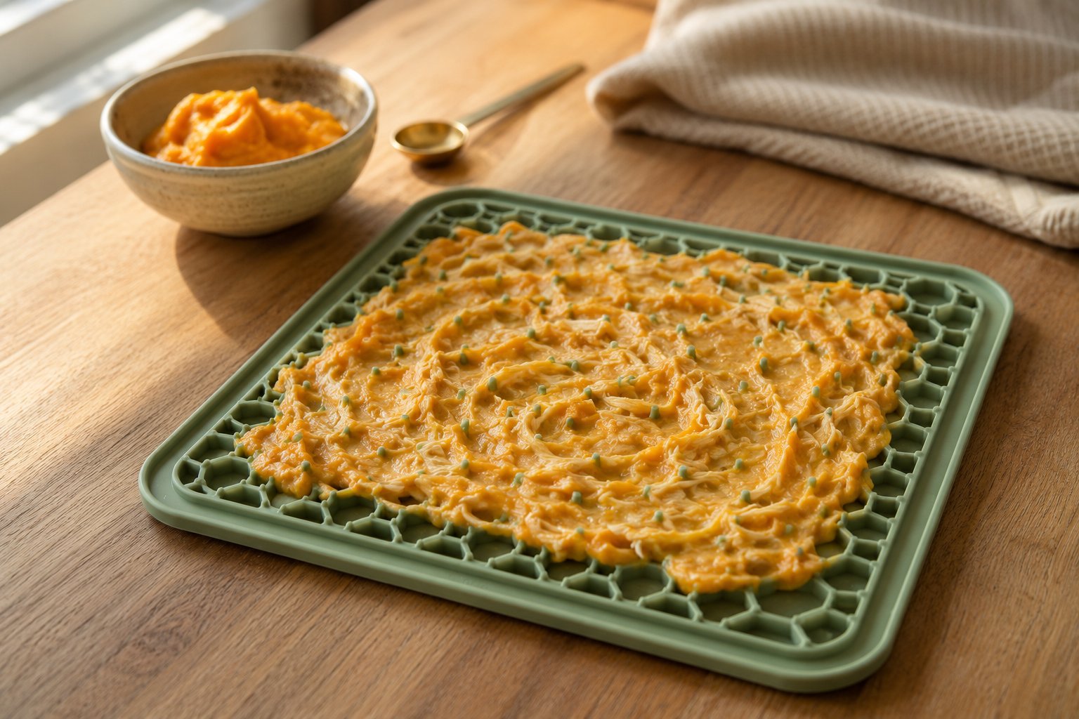Soft-Serve Sweet Potato & Chicken Lick Mat for Dogs