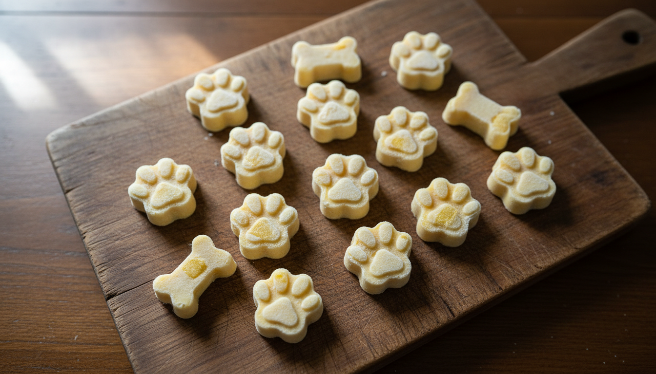 Frozen Pupsicle Recipe for Dogs: Pineapple and Kefir Treats