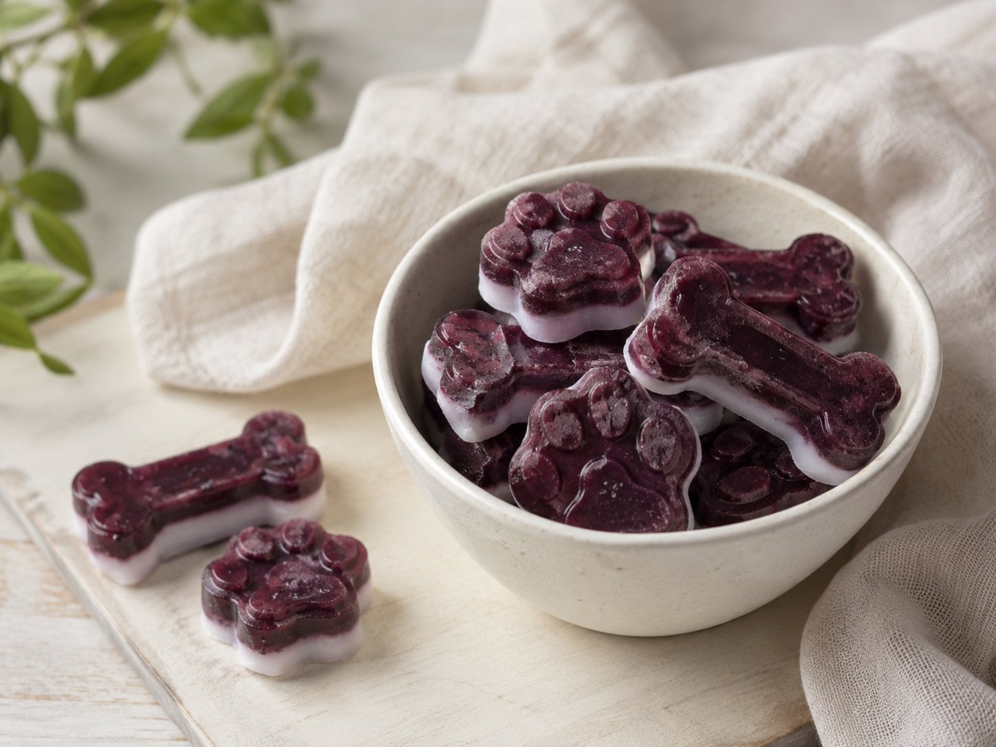 Blueberry Yogurt Clouds for Dogs: Refreshing Treats