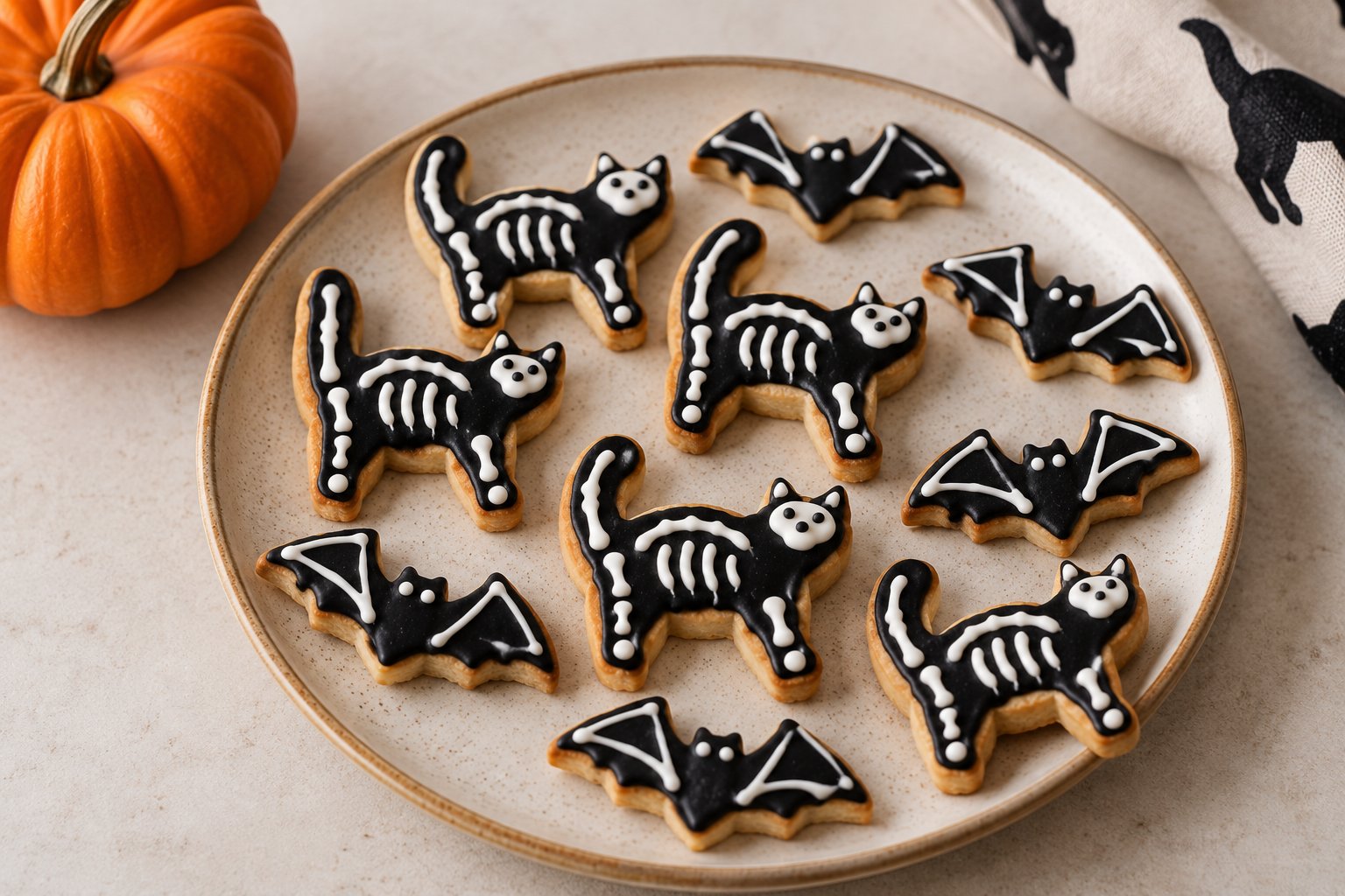 Skeleton Cat Tuna Cookies: Spooky Enrichment Treats