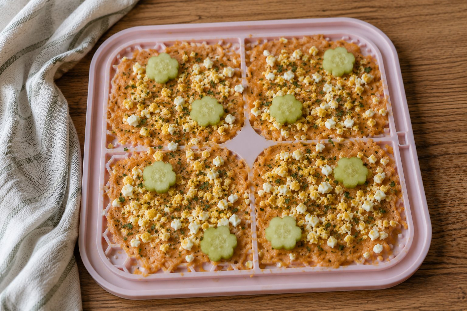 Golden Glow Lick Mat Recipe for Dogs: Skin & Coat Health