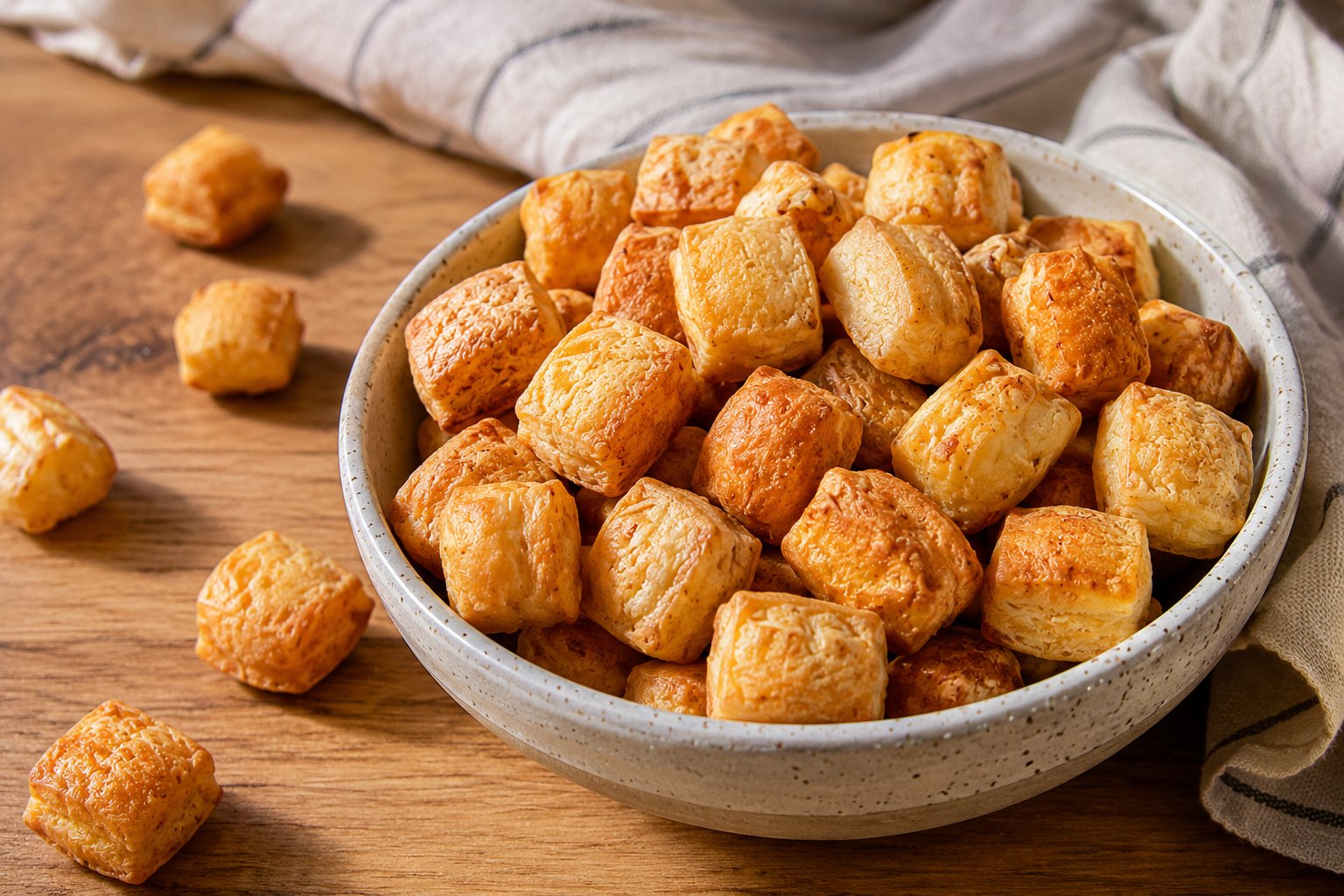 Collagen Cheese Crunch Puffs