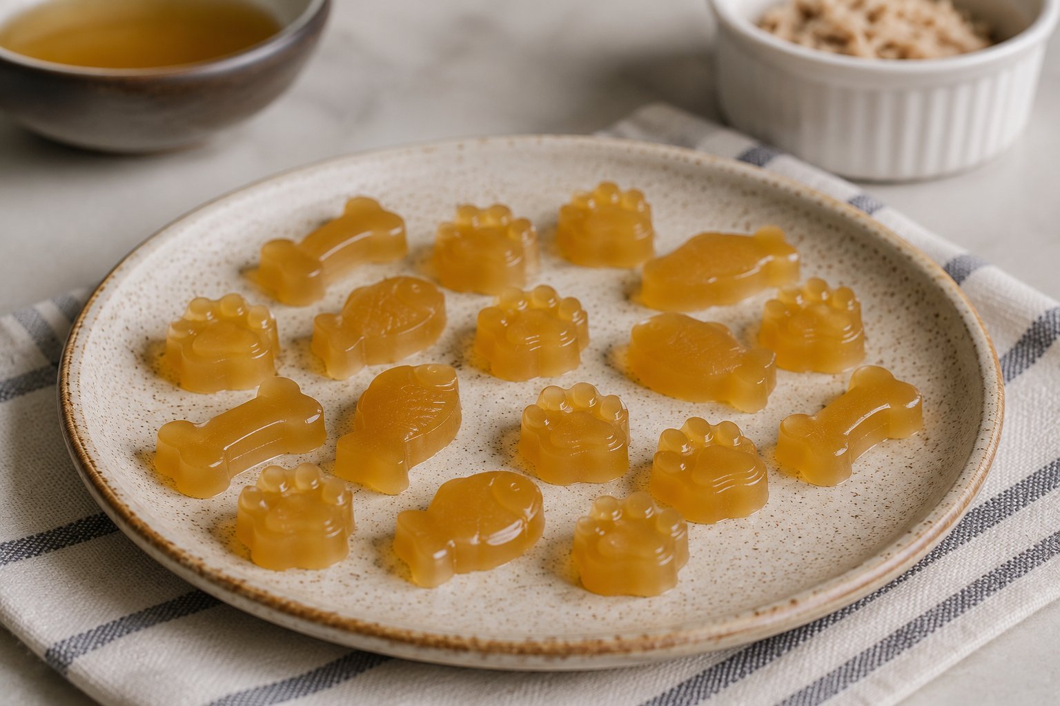Chicken Broth Jelly Gems: Hydrating Cat Treats Recipe