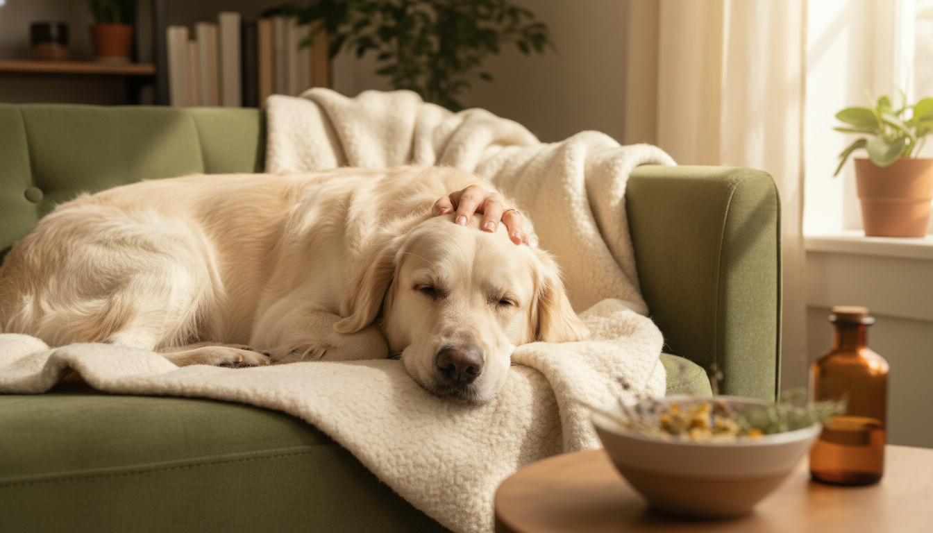 Herbal Calming Aids for Anxious Dogs