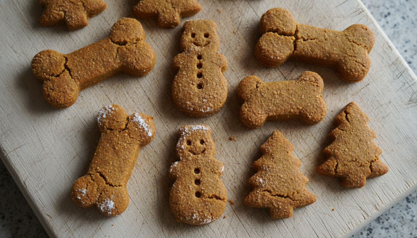 Gingerbread Treats for Dogs: Festive Holiday Biscuits