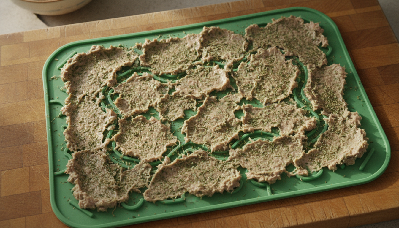 Lick Mat Recipe for Cats: Tuna and Catnip