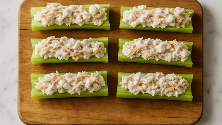 Celery Dog Treats: Turkey and Cottage Cheese Sticks