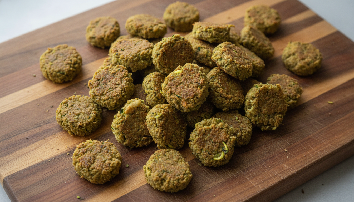 Scatter Feeding for Dogs: Turkey and Zucchini