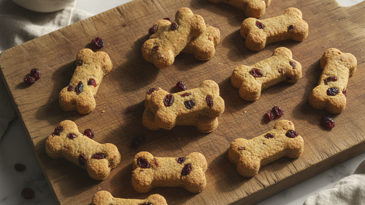 Duck Dog Treats: Duck and Cranberry Biscuits