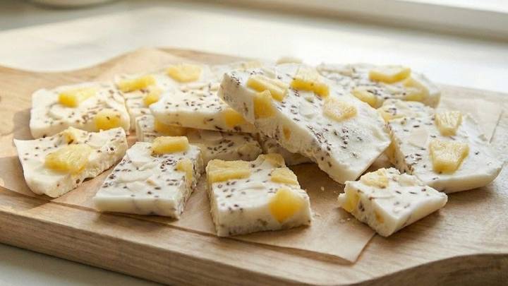 Frozen Dog Treats: Pineapple and Coconut Bark