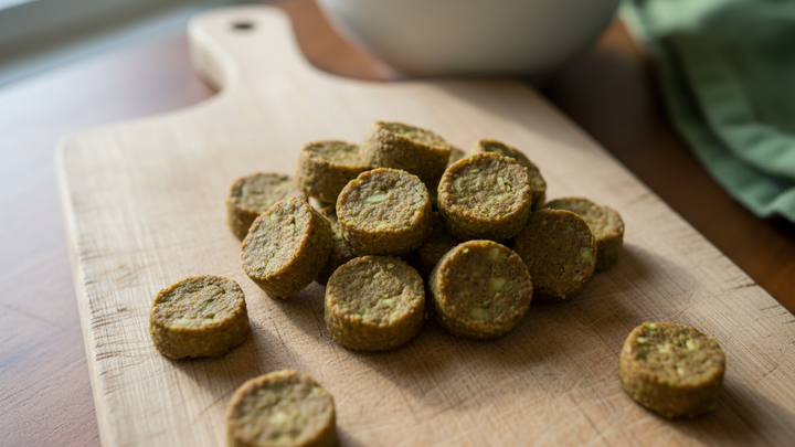 Dog Training Treats: No-Bake Cucumber and Turkey