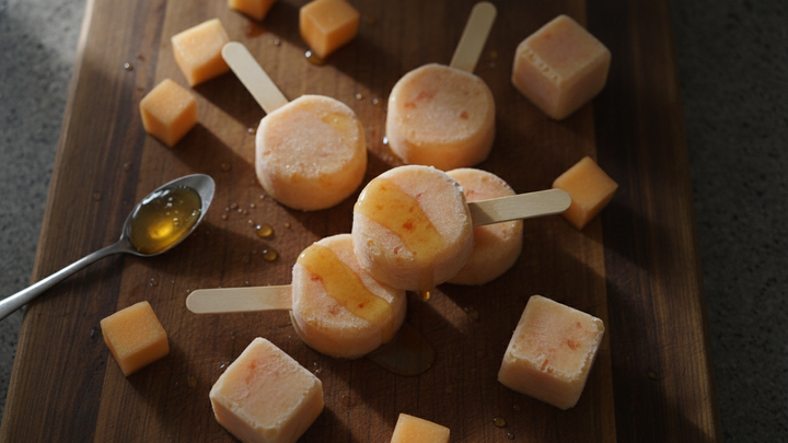 Pupsicle Recipe for Dogs: Cantaloupe and Honey