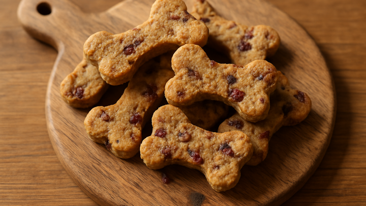 5 Baked Dog Treats with Duck and Cranberries