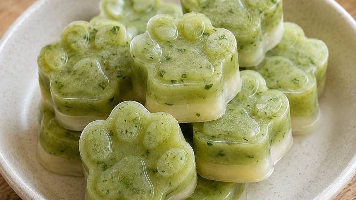 Frozen Dog Treats: Cucumber and Mint Bites