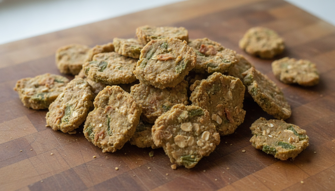 Green Bean Dog Crunchies: Thanksgiving Dog Treats