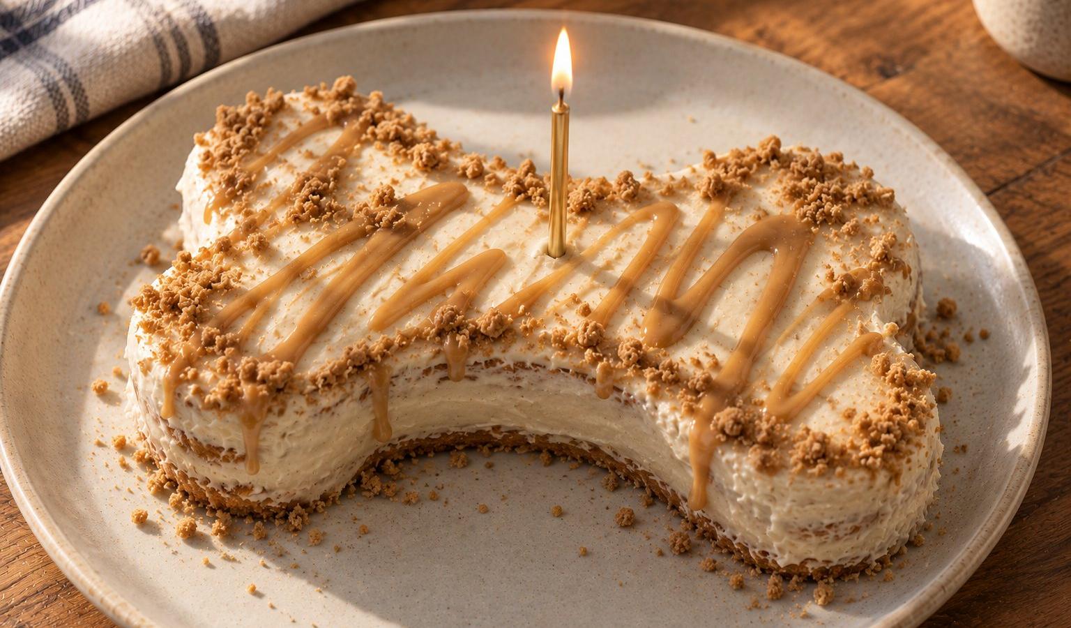 Peanut Butter Dog Cake: Banana Birthday Cake Recipe