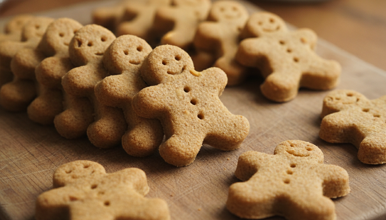 Apple Gingerbread Dog Treats: Festive Holiday Recipe