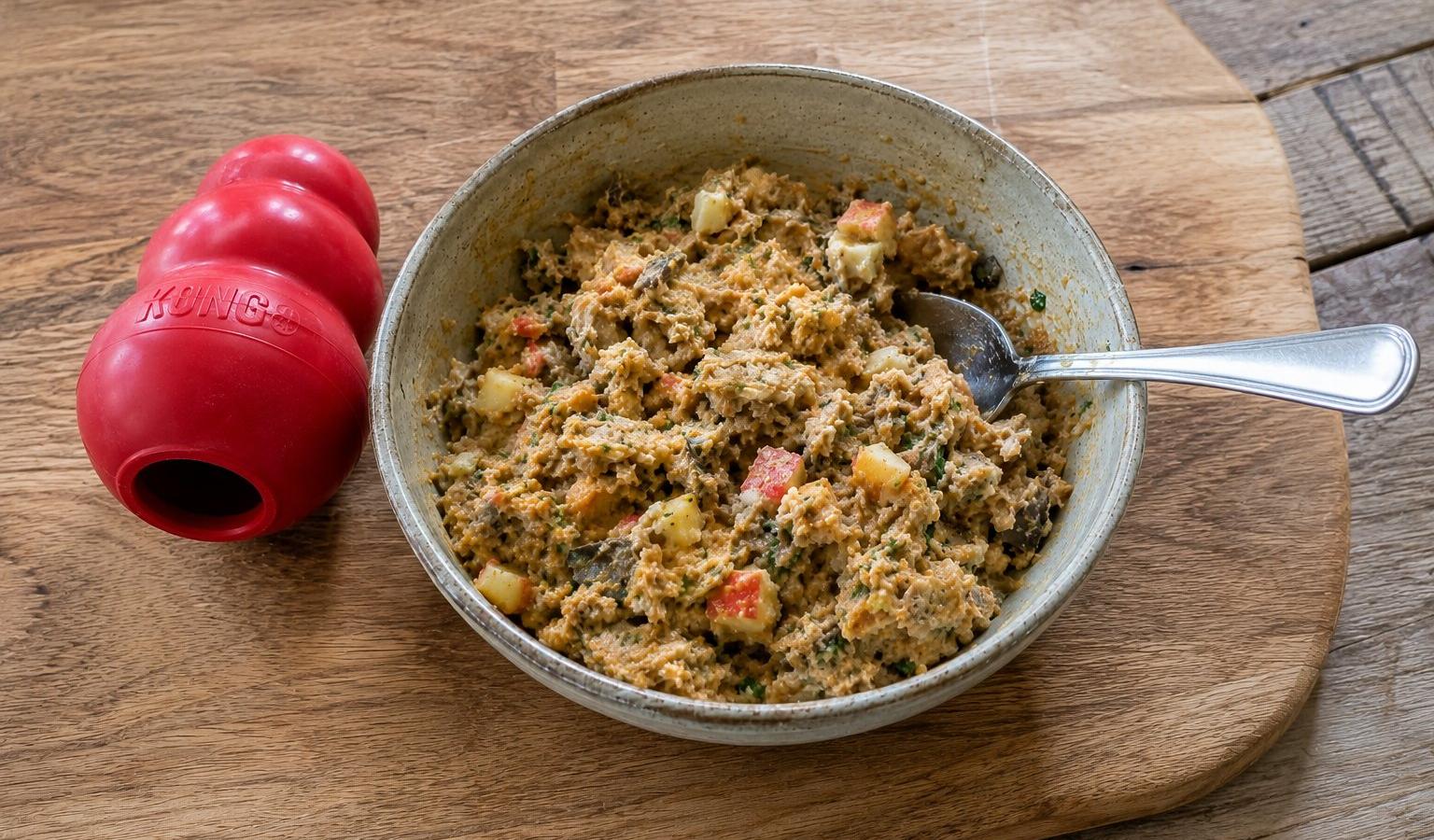 Kong Stuffing Recipe for Dogs: Sardine and Apple