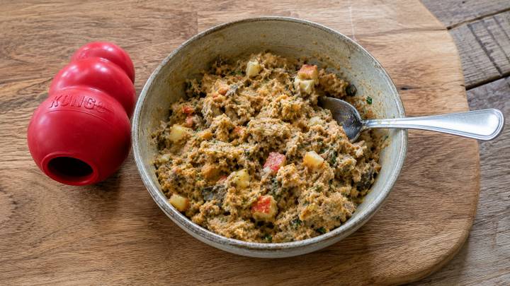 Kong Stuffing Recipe for Dogs: Sardine and Apple