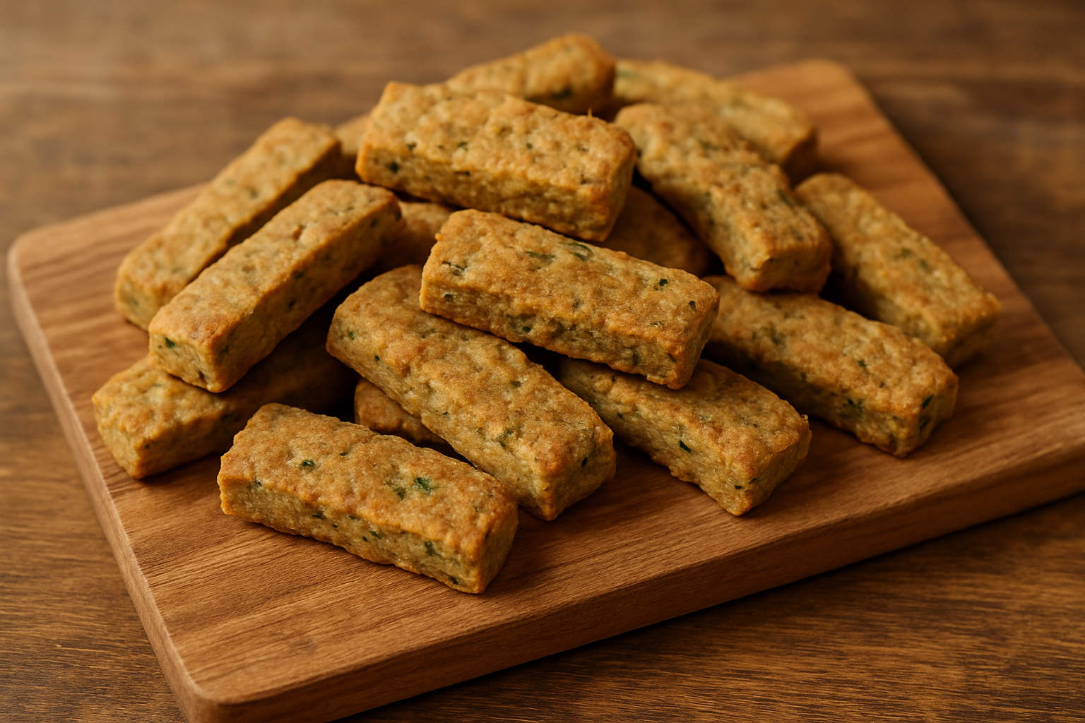 Baked Dog Treats: Lamb and Zucchini Bites