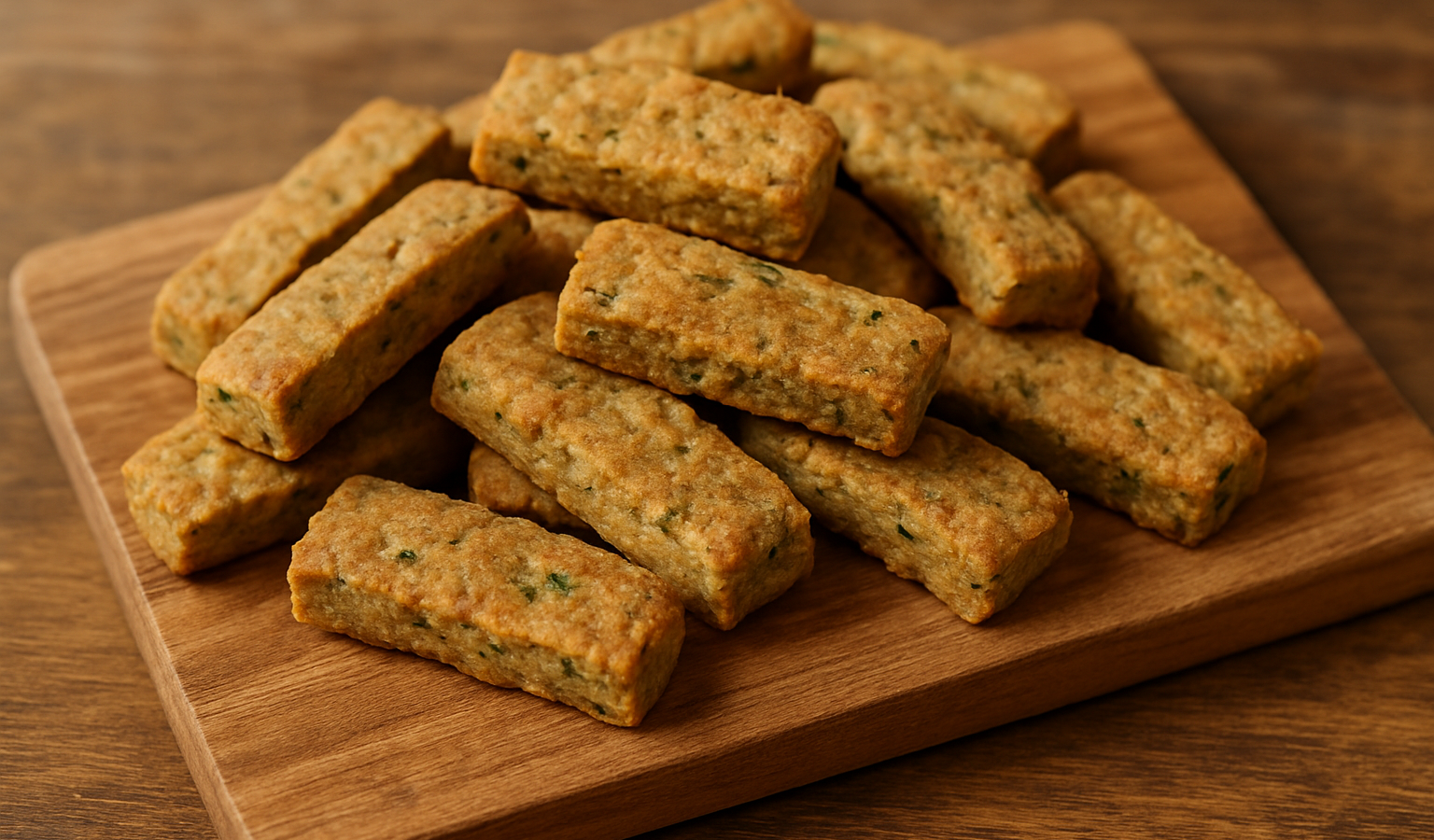 Baked Dog Treats: Lamb and Zucchini Bites