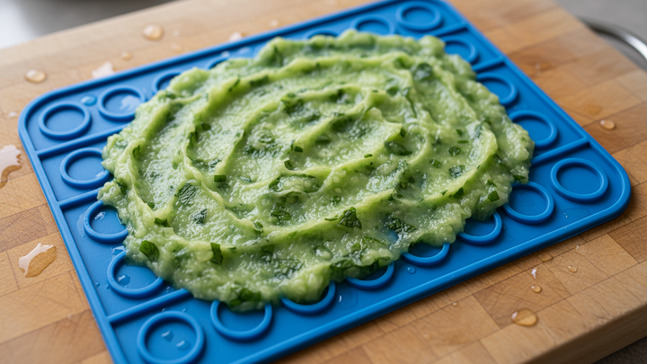 Lick Mat Recipe for Dogs: Cucumber Mint Spread