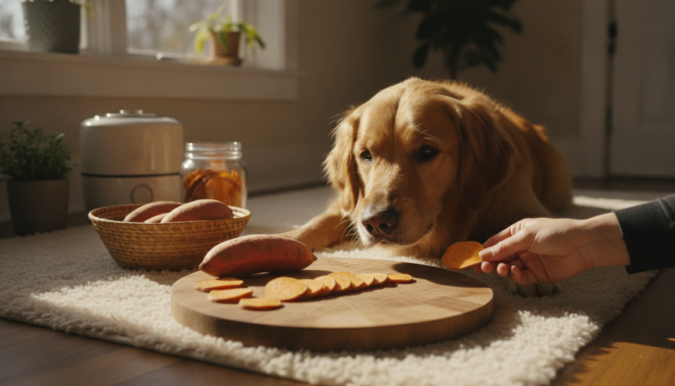 How to Dehydrate Sweet Potato Treats for Dogs