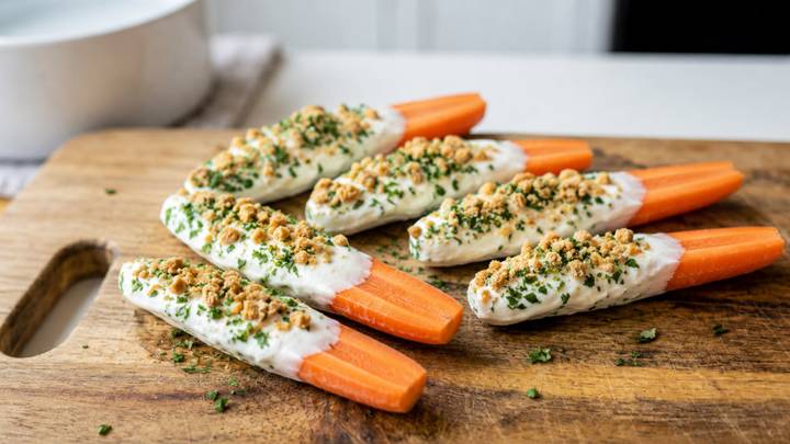 Carrot Dog Treats: Crunchy Carrot and Yogurt Chews