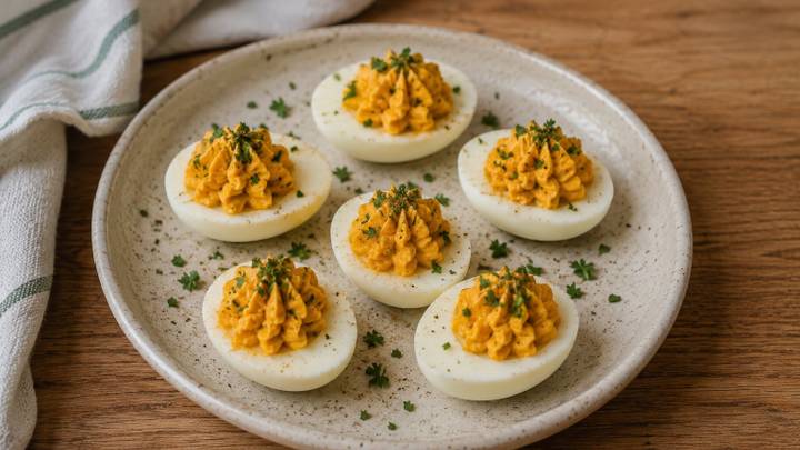 Deviled Eggs for Dogs: Pumpkin and Flaxseed Recipe