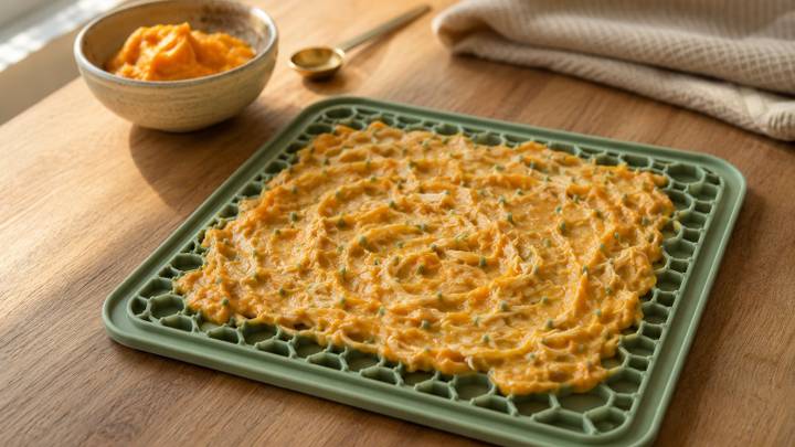 Lick Mat Recipe for Dogs: Sweet Potato and Chicken