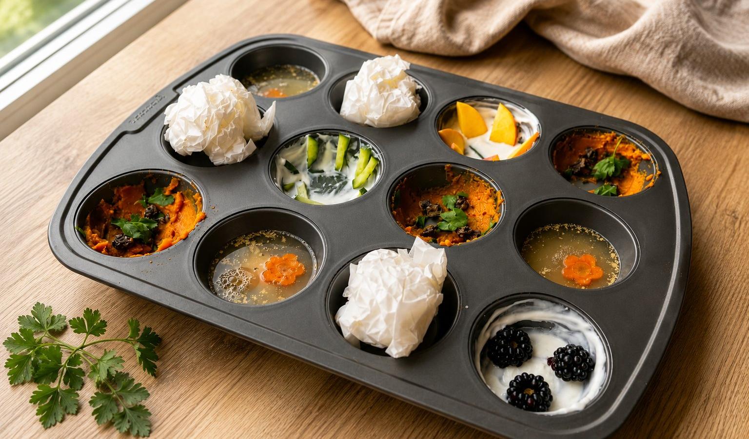 Muffin Tin Game for Dogs: A Treat Tasting Flight