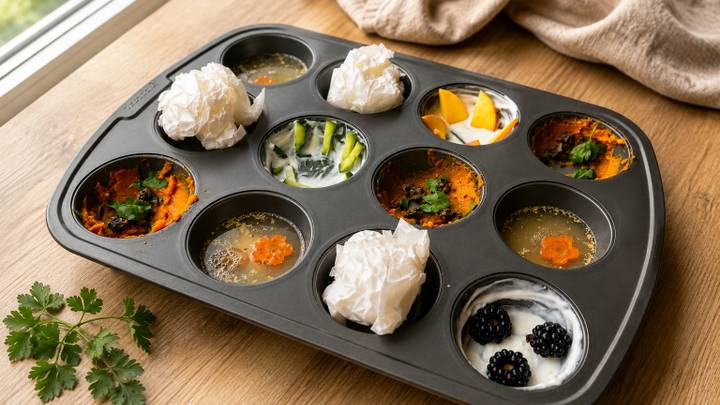 Muffin Tin Game for Dogs: A Treat Tasting Flight