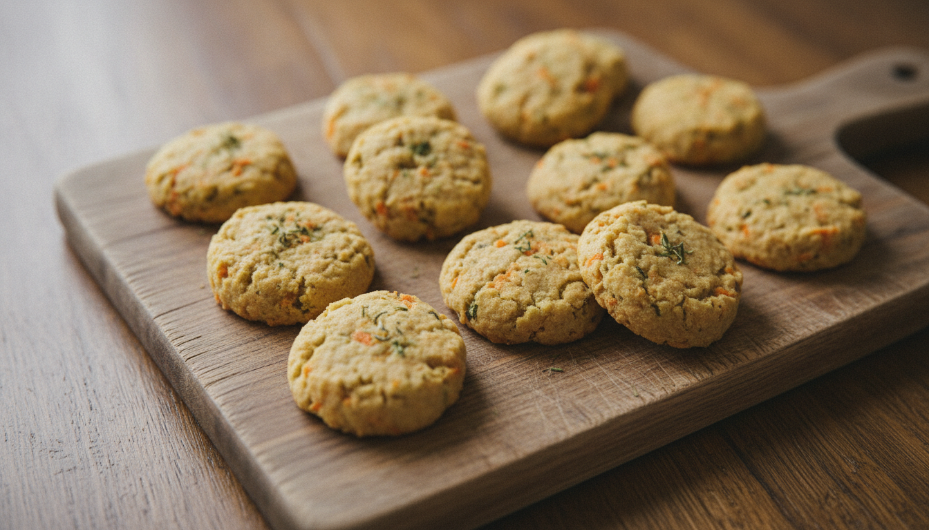 Baked Cat Treats: Carrot and Catnip Cookies