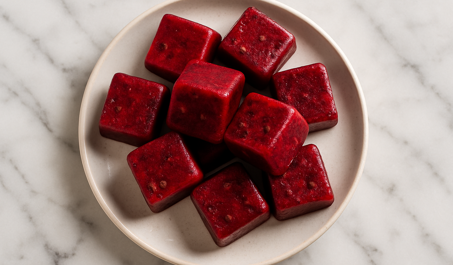 Frozen Dog Treats: Beet and Liver Cubes
