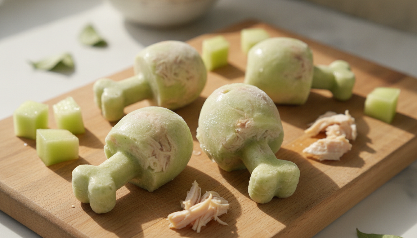 Pupsicle Recipe for Dogs: Chicken and Honeydew