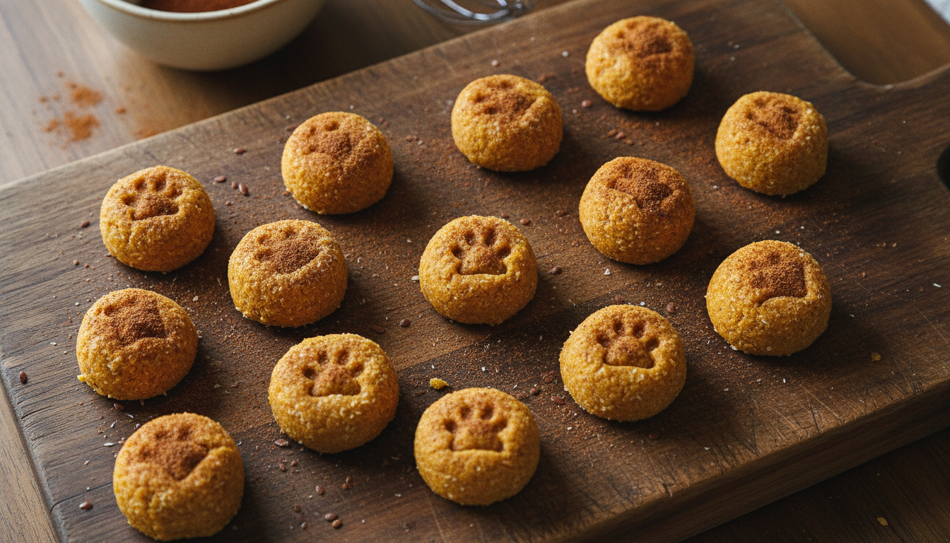 Pumpkin Spice Dog Treats: No-Bake Holiday Bites (Nutmeg-Free)
