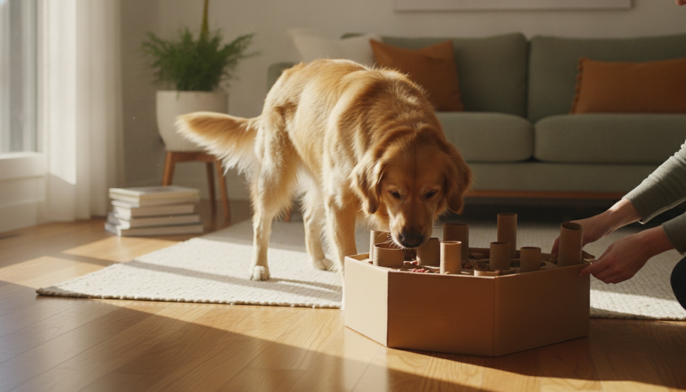 DIY Dog Enrichment with Cardboard: Fun and Affordable Ideas