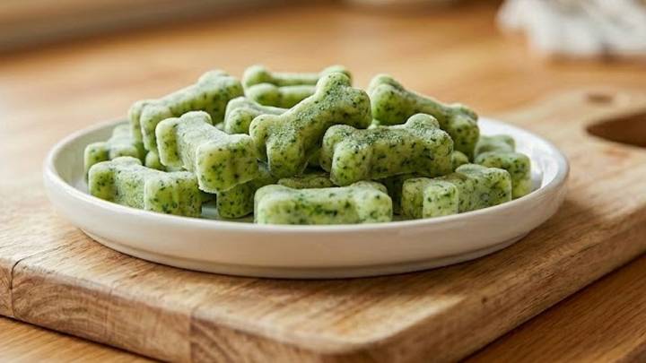 Frozen Dog Treats: Chicken and Broccoli Pops