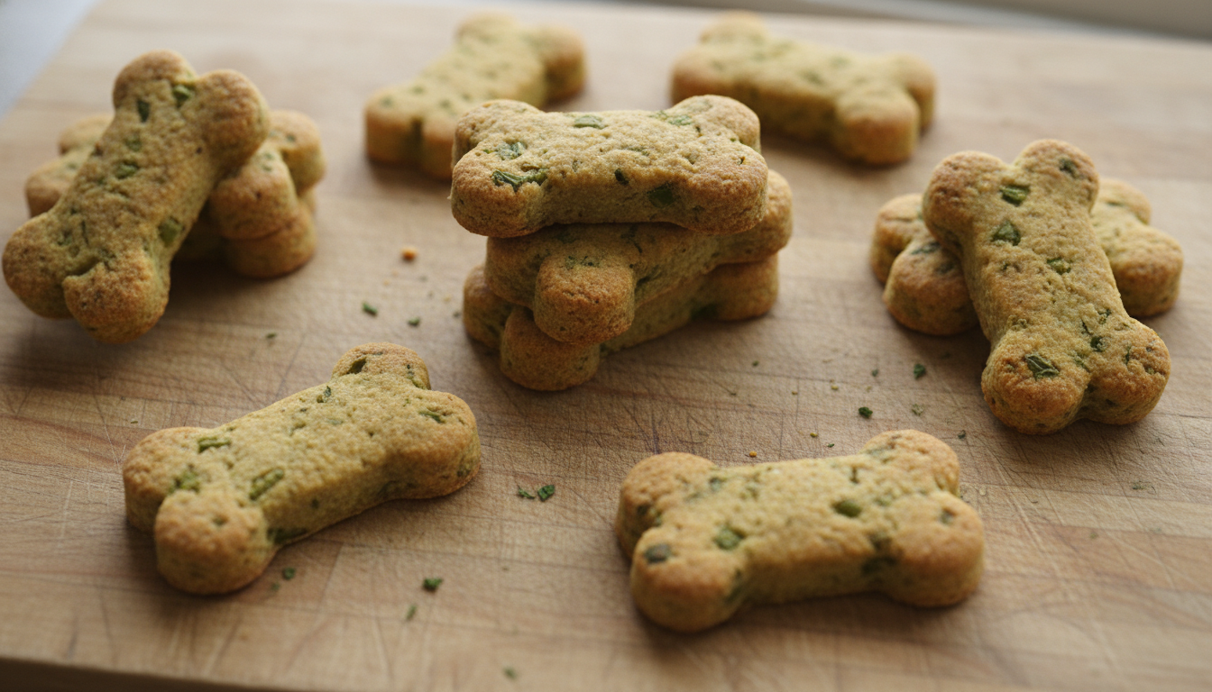 Green Bean Dog Biscuits: Thanksgiving Treat Recipe
