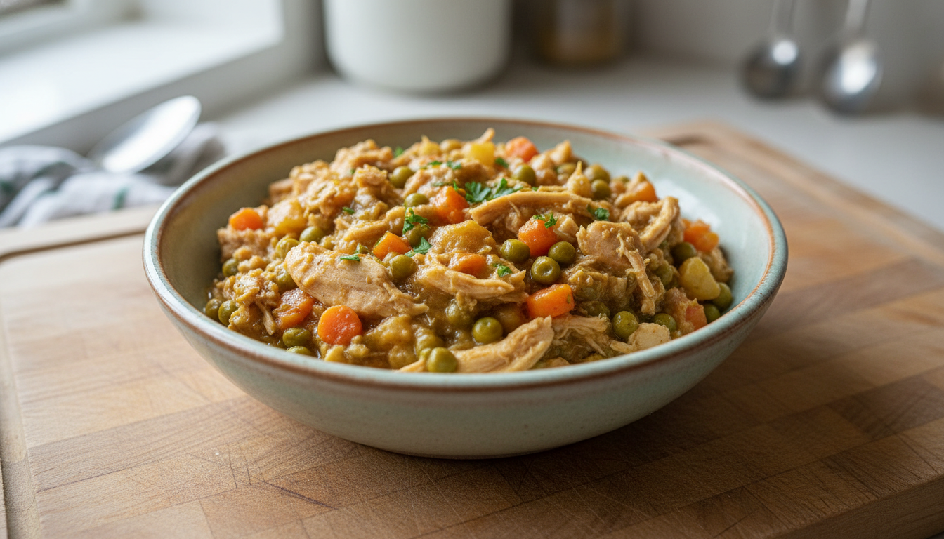 Cozy Chicken Stew Topping: A Comforting Treat for Dogs